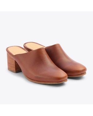 Nisolo All-day Heeled Mule - Brown