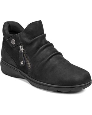 Rockport Helen Leather Booties - Black