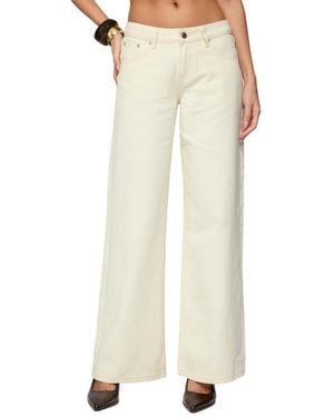 Edikted Roman Low Rise Slouchy Jeans - Natural