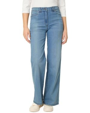 Olsen Anna Fit Wide Leg Jean - Blue