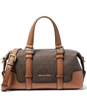 Michael Kors Michael Teddi Extra Small Slouchy Adjustable Crossbody Handbag - Brown
