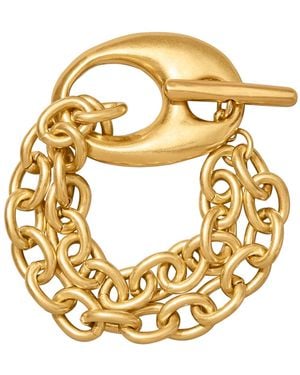 Donna Karan Donna Karan 24k -plated Mariner Multi-link Flex Bracelet - Metallic