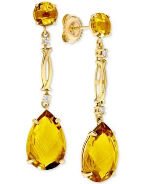 Macy's Drop Earrings (6-1/2 Ct. T.w. - Yellow