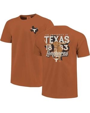 Image One And Texas Longhorns Bevo State Hyper Local Comfort Colors T-shirt - Brown