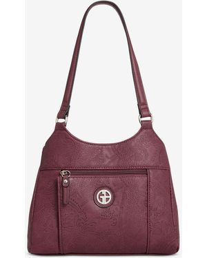 Giani Bernini Paisley Promo 4-poster Handbag - Purple
