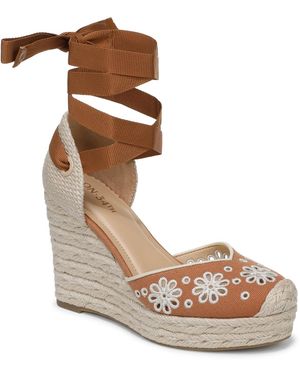 On 34th Melindaa Espadrille Wedge Sandals - Brown