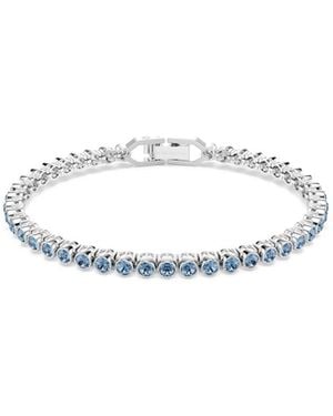 Swarovski Swaroski Imber Emily Rhodium Plated Tennis Bracelet - White