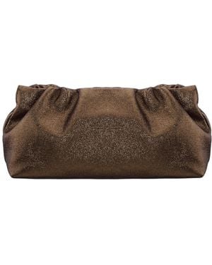 Nina Soft Facile Thea Medium Frame Clutch Handbag - Brown