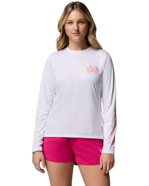 Columbia Tidal Palm Waves Top - Purple