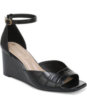 Giani Bernini Gloraa Dressy Wedge Sandals - Black
