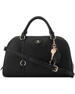 Nine West Cobel Medium Satchel Handbag - Black
