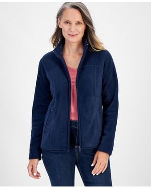 Style & Co. Polar Fleece Jacket - Blue