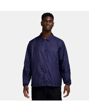 Nike Barcelona Club Coaches Full-snap Jacket - Blue