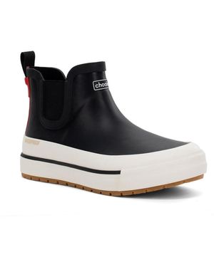 Chooka Marina Chelsea Ankle Rain Boot - Black