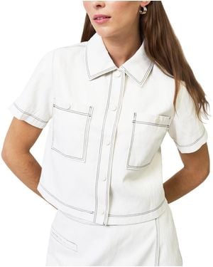 Central Park West Chelsea Cropped Jacket - White