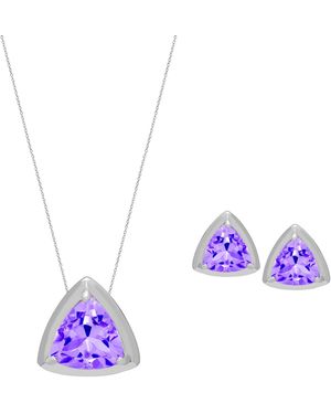 Macy's 2-pc. Genuine Blue Topaz (2.98 Ct. T.w. - Purple