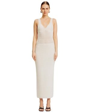 Torn By Ronny Kobo Madi Dress - White