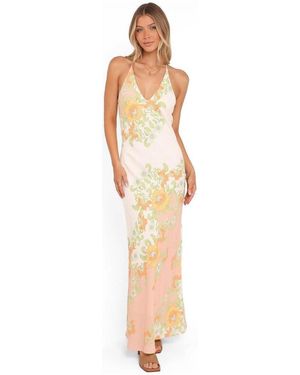 Petal & Pup Haruki Maxi Dress - Metallic