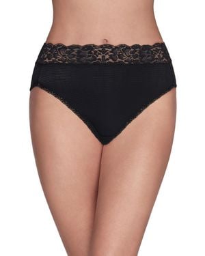 Vanity Fair Body Caress Ultimate Comfort High Cut Brief 13280 - Blue