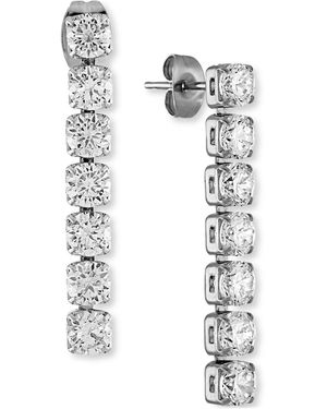OMA THE LABEL Tennis Drop Earrings - White