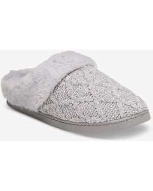 Charter Club Quilted Hoodback Boxed Slippers - White