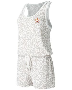 Concepts Sport Houston Astros Montana Hacci Knit Romper - White