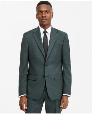 Calvin Klein Slim-fit Wool-blend Suit Jacket - Green