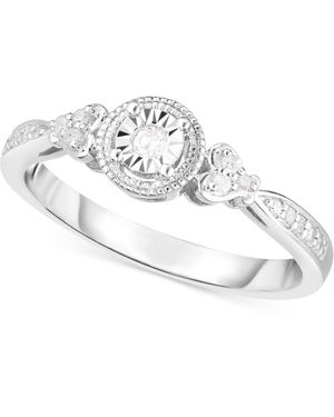 Promised Love Diamond Promise Ring (1/10 Ct. T.w. - White