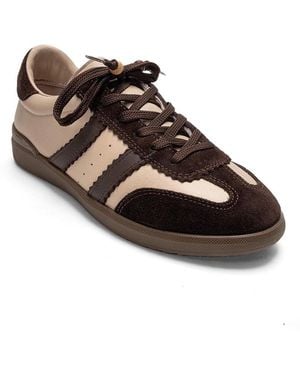 Forever & Always Shoes Ardix Leather Sneaker - Brown