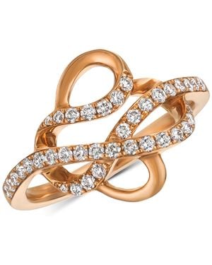 Le Vian Vanilla Diamond Openwork Swirl Ring (3/8 Ct. T.w. - Metallic