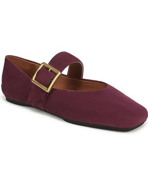 Franco Sarto Oakes Square Toe Ballerina Flats - Red