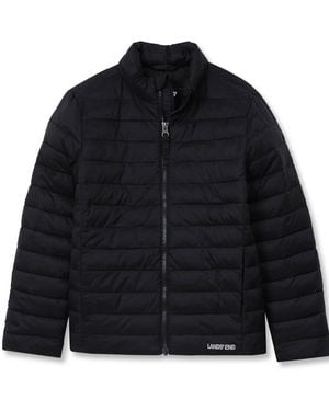 Lands' End Kids Featherfree Insulated Packable Jacket - Black