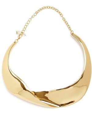 Robert Lee Morris Sculpted Statement Collar Necklace - Metallic
