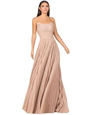 Lara Flowing Pleated - Brown