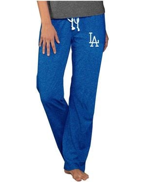 Concepts Sport Los Angeles Dodgers Cooperstown Quest Knit Pants - Blue