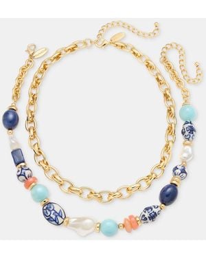 Style & Co. 2-pc. Set Beaded & Chain Necklaces - Metallic