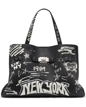 DKNY Bryar Large Satchel Bag - Black