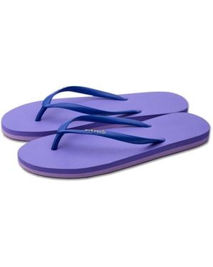 feel good Slimz Ultra Natural Rubber Flip-flip Thong Sandals - Purple