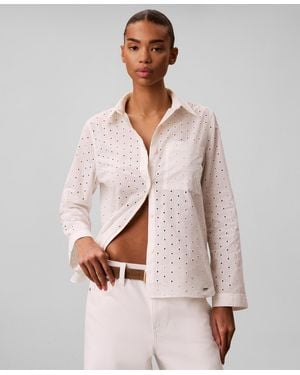 Calvin Klein Long-sleeve Classic-fit Collared Shirt - Multicolor