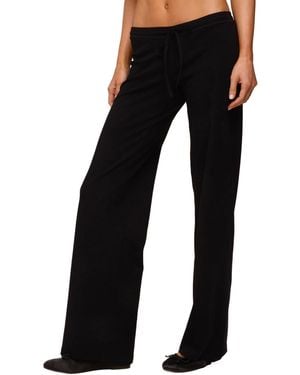 Edikted Claudia Straight Leg Pants - Black