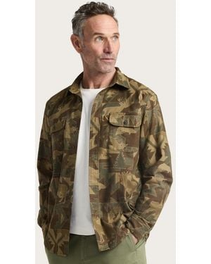 Pendleton Tanner Twill Camo Shirt - Brown