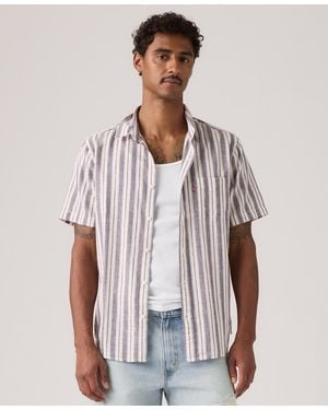 Levi's Classic 1 Pocket Short Sleeve Regular Fit Shirt - Brown