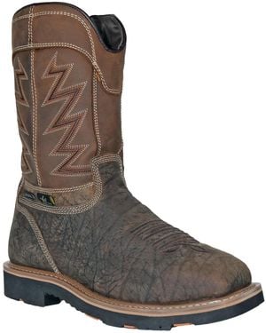Hoss Boot Company Hoss Fracker Composite Toe Met Guard Work Boot - Brown