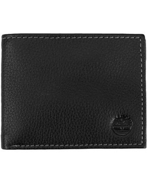 Timberland Sportz Leather Passcase Wallet - Black