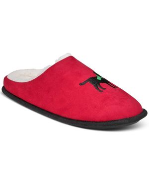 Club Room Dog Slippers - Red