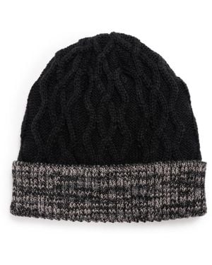 Muk Luks Cable Cuff Cap - Black