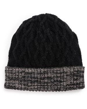 Muk Luks Cable Cuff Cap - Black