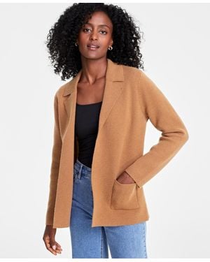 On 34th Sweater Blazer - Blue