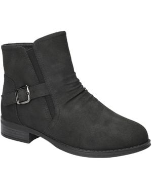 Easy Street Junction Ankle Booties - Black