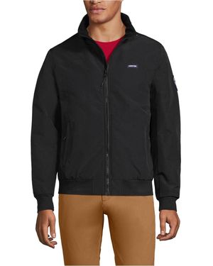Lands' End Classic Squall Waterproof Insulated Jacket - Black